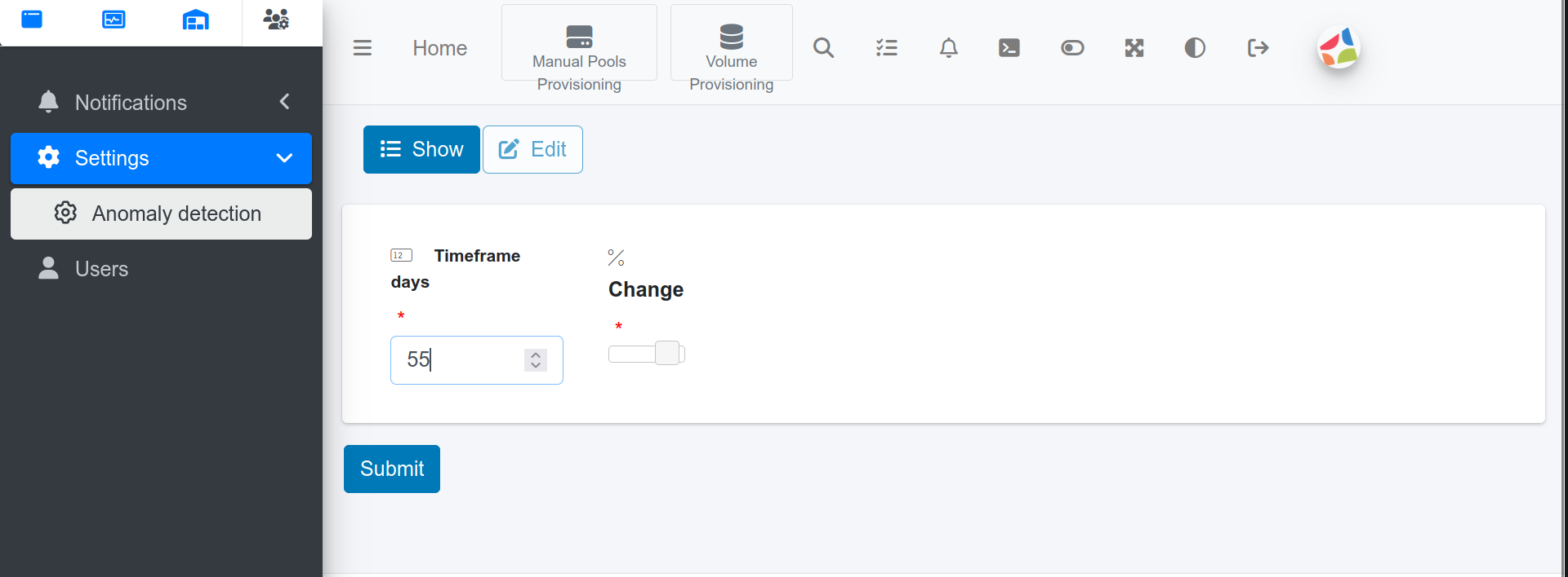 Configure anomaly detection Configure anomaly detection